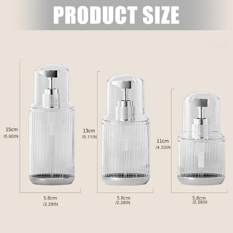 Liquid Dispenser Clear Plastic Cosmetic Container Leakproof Design For Lotion Shampoo Travel Kit