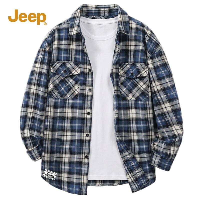JEEP Men s Casual Long Sleeve Shirt XL