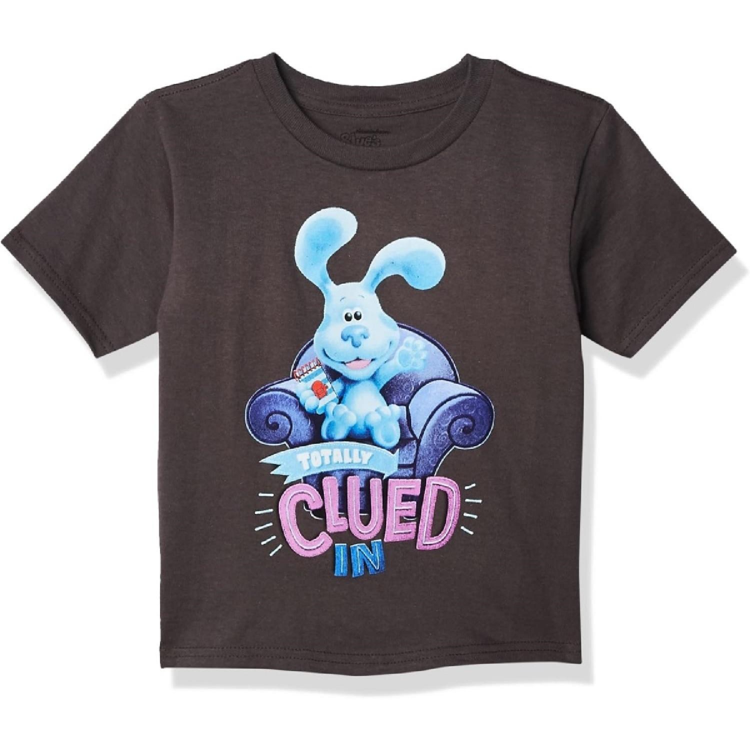 Nickelodeon Blue s Clues & You Totally Clued in Toddler Boy T-Shirt-Blue, Josh & Magenta S чёрный