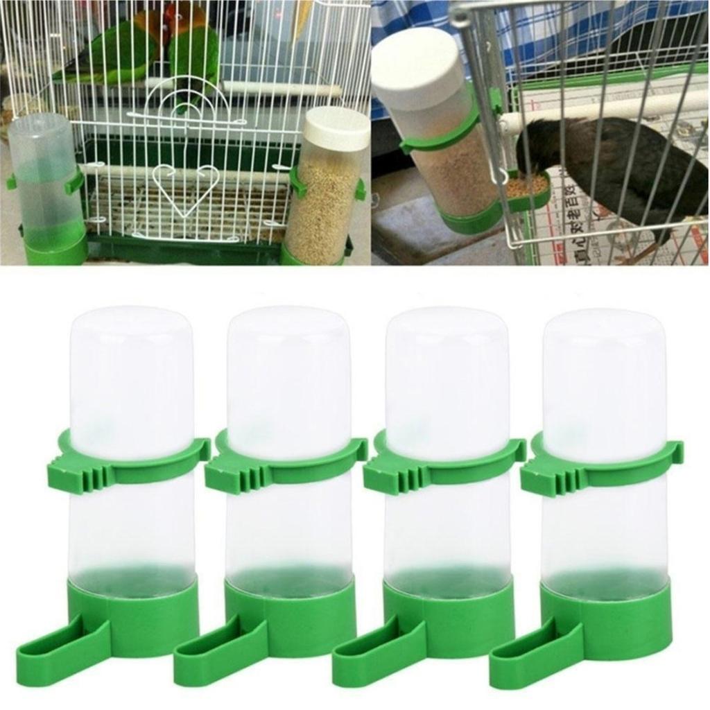 Bird Water Drinker Feeder Automatic Drinking  Pet Parrot Cage Bottle Drinking Cup Bowl Plastic Pet Bird Supply Dispenser