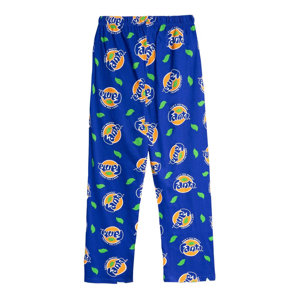 Pantaloni de casă cu logo Fanta pentru bărbați
