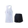 Anta Running Series Logo Letter Pullover Vest Straight Leg Shorts Casual Sports Set Men Sports Set 152355202-3