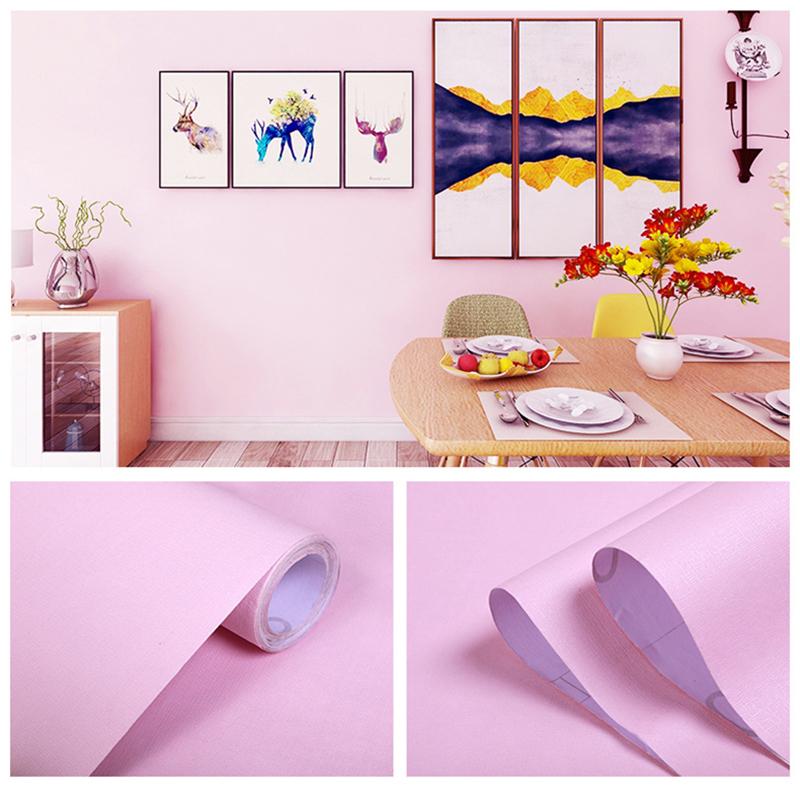 Wallpaper Self-Adhesive Furniture Renovation Stickers Solid Color Background Wall Stickers For Wall Decoration PVC Waterproof