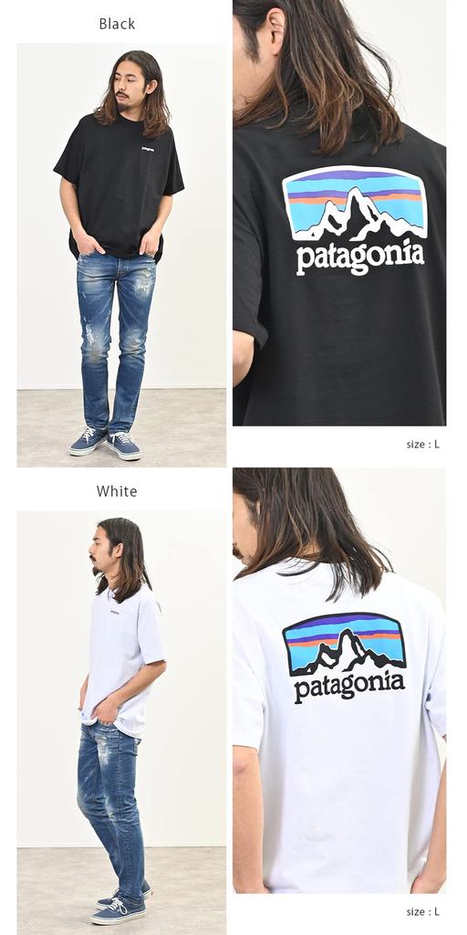 Patagonia Fitz Roy Horizons Responsibility Tee 38501 White (Men's (L)) [Used]