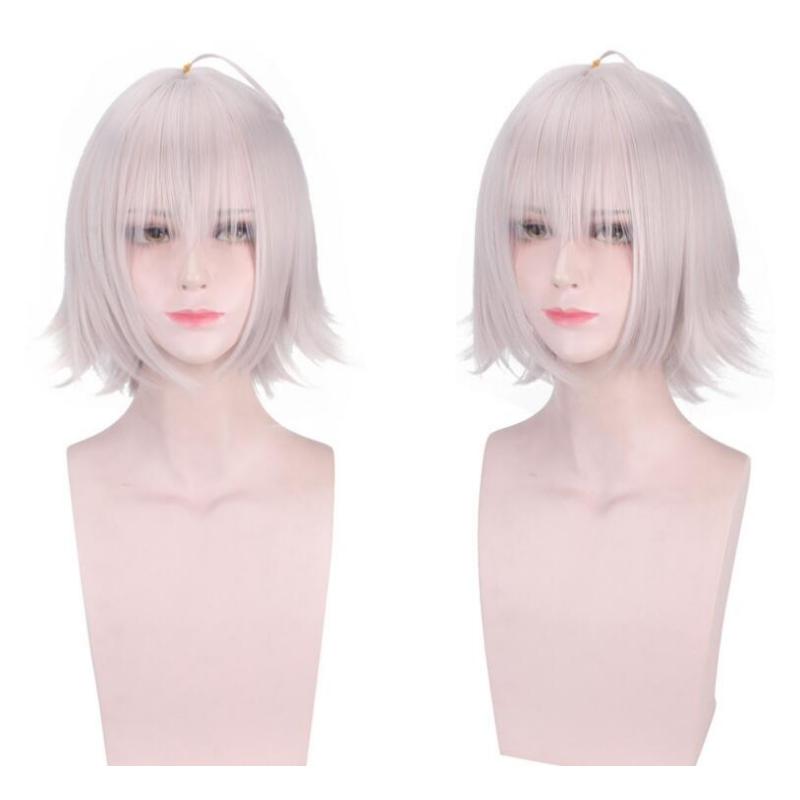 100CM Women Long Wig Cosplay Fate Grand Order Jeanne d'Arc Alter Costume Fate Go Joan of Arc Heat Resistant Synthetic Hair Wigs