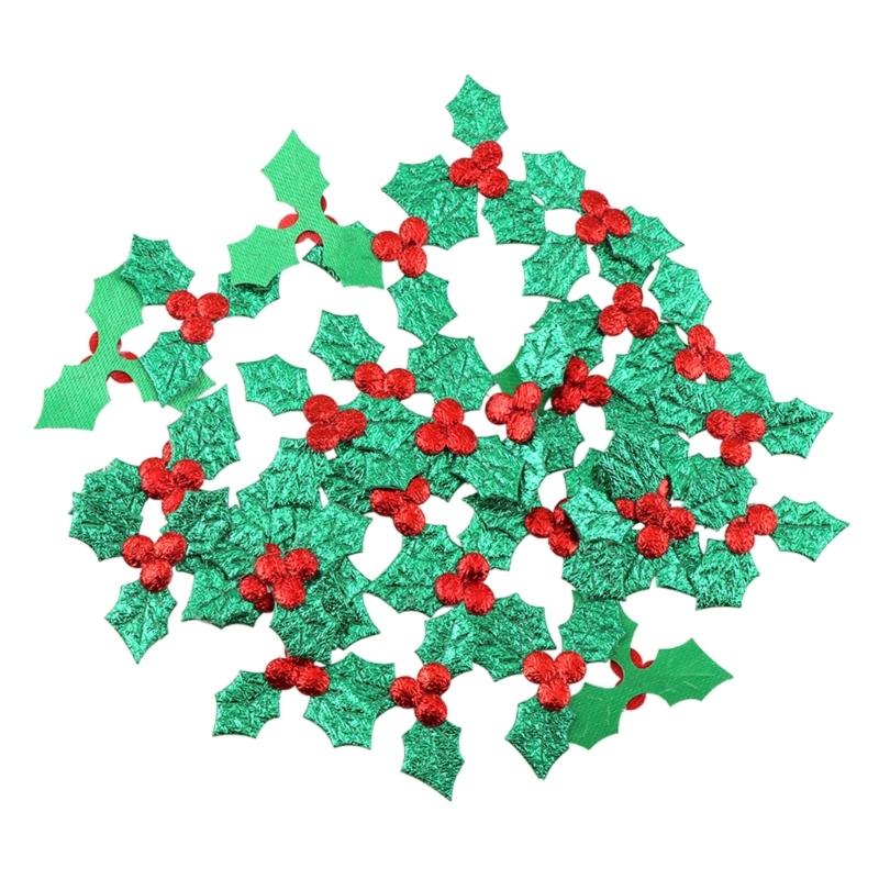 Christmas Patches Christmas Holly Berries Wreath Party Home Patches Artificial