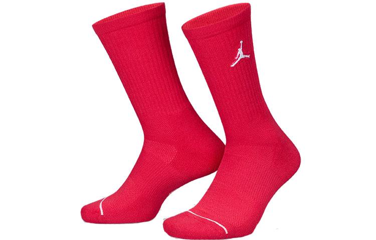 Мужские носки Jordan Crew 1 набор 3 пары Красный/Синий/Темно-синий SX5545-600 M