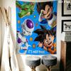 Dragon Ball Heroes Wall Tapestry Aesthetic Wall Hanging Printed Fabric Blanket Decorative Tapestries For Bedroom Living Room Home Decor