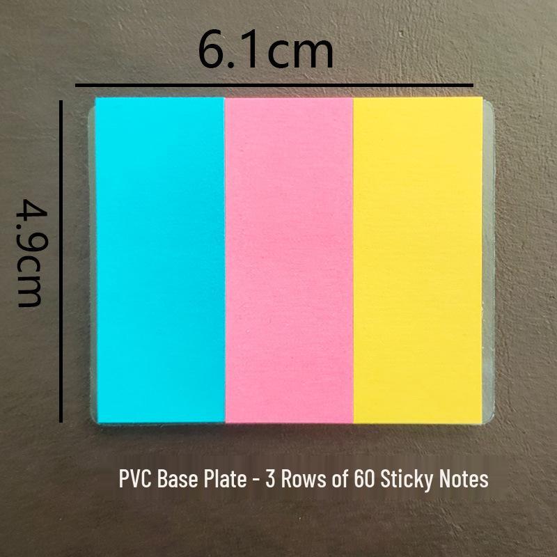 White and Blue Self-Adhesive Handwritten Label Stickers with Index Notes