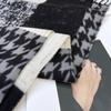 New Imitation Cashmere Scarf European and American Color Matching Tassel Printing Shawl Women's Winter Warm Scarf