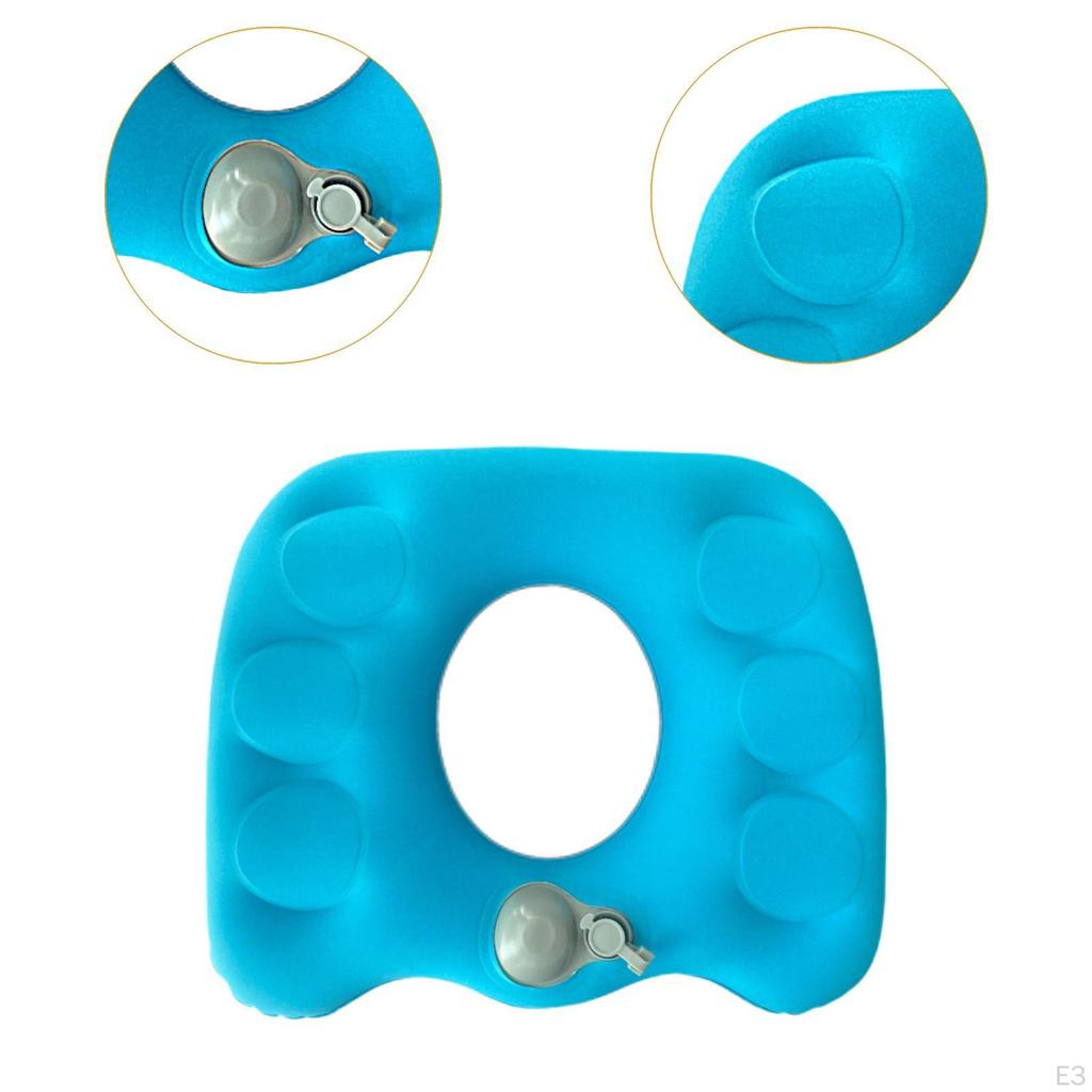 Inflatable Donut Pillow Butt Cushion Seat Pad Office Chair Hollow Design for Road Trips
