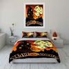 Moon, haunted house, bats. Bedding sets Duvet cover sets Duvet covers Pillowcases(1*Duvet Cover 2*Pillowcases without duvet insert)