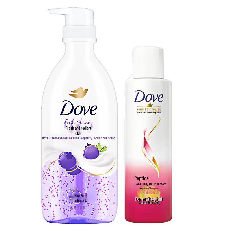 

Dove Refreshing Shower Gel & Nourishing Shampoo Set