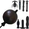 Aufblasbarer Anal-Dildo-Plug, erweiterbarer Butt-Plug mit Pumpe, Sexspielzeug für Frauen, Männer, Anal-Dilatator, Massagegerät, Erwachsene Produkte