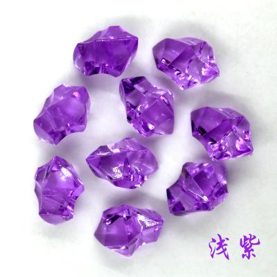 100Pcslot 14*11Mm Acrylic Crystal Diamond Pawn Irregular Stone Chessman Game Pieces For Board Game Accessories 10 Colors