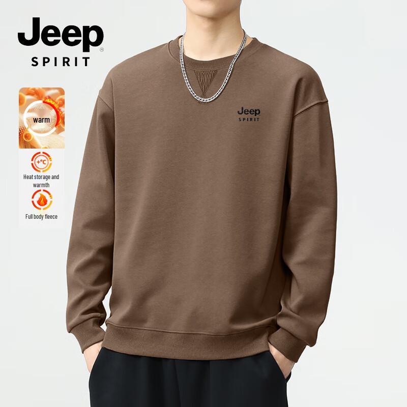 JEEP SPIRIT Men s Heavyweight Fleece Sweatshirt XL