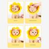 Cat Cone Recovery Collar Adjustable Cute Sunflower Pet Cone Collar Felt Recovery Cone for Kittens Prevents Lick-Bite And Scratching