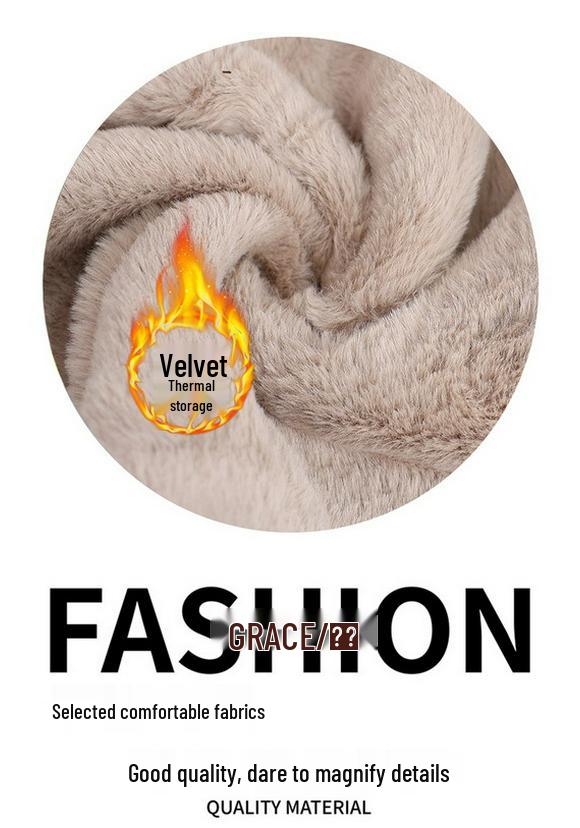 Mom's Stylish Fleece-Lined Thickened Jacket 2025: Autumn/Winter Slimming Cotton Coat for Middle-Aged Women