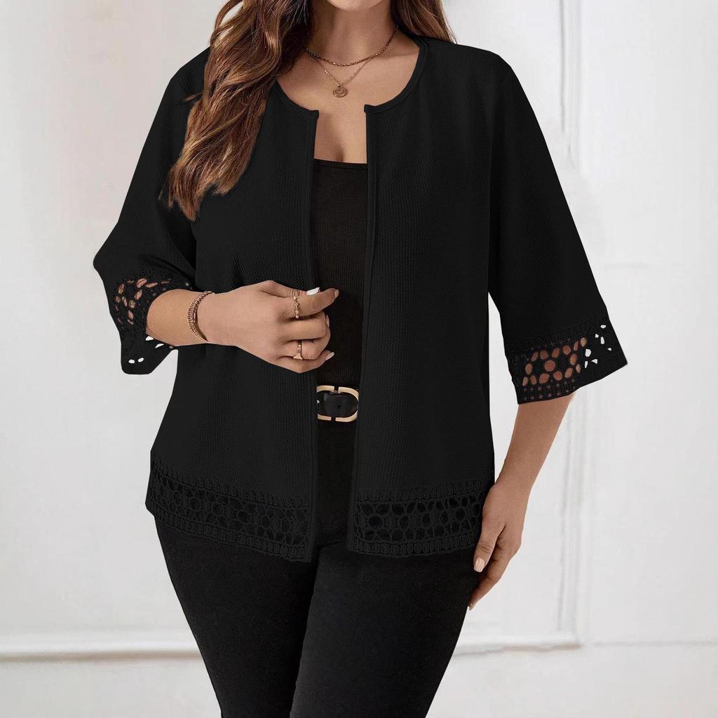 2025 Summer Women's Lightweight Pleated Sun Protection Cardigan - Versatile Loose Fit