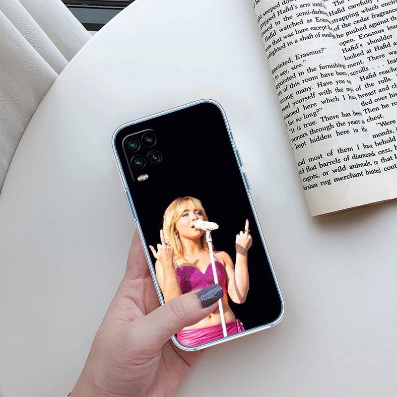 RP65 Sabrina Carpenter Transparent Phone Case for Motorola Moto Edge 20 30 40 50 S30 Fusion Ultra Pro Neo Lite + G200 G23