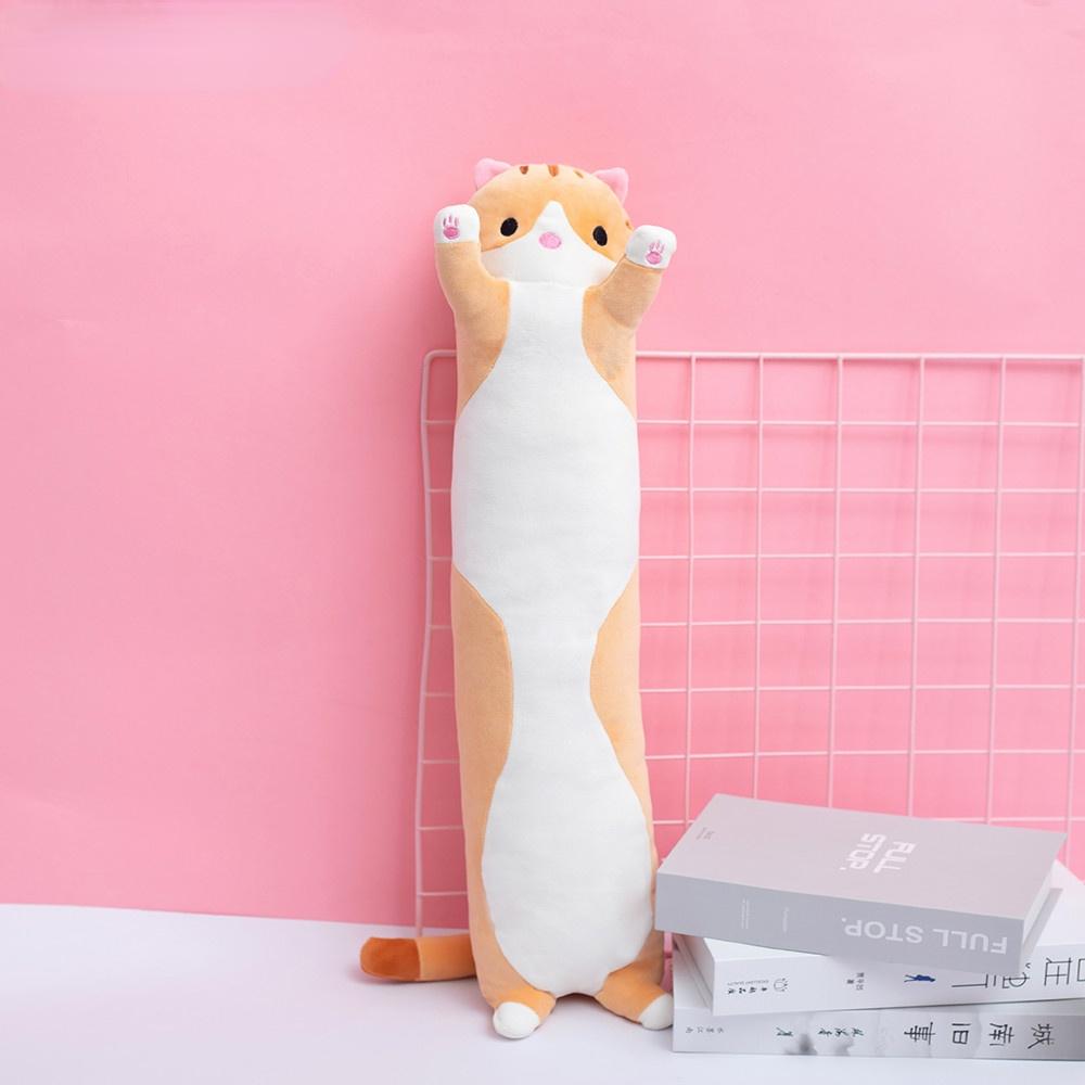 50/70/90/110cm Cute Soft Long Cat Pillow Plush Toys Stuffed Pause Office Nap Sleep Pillow Cushion Gift Doll