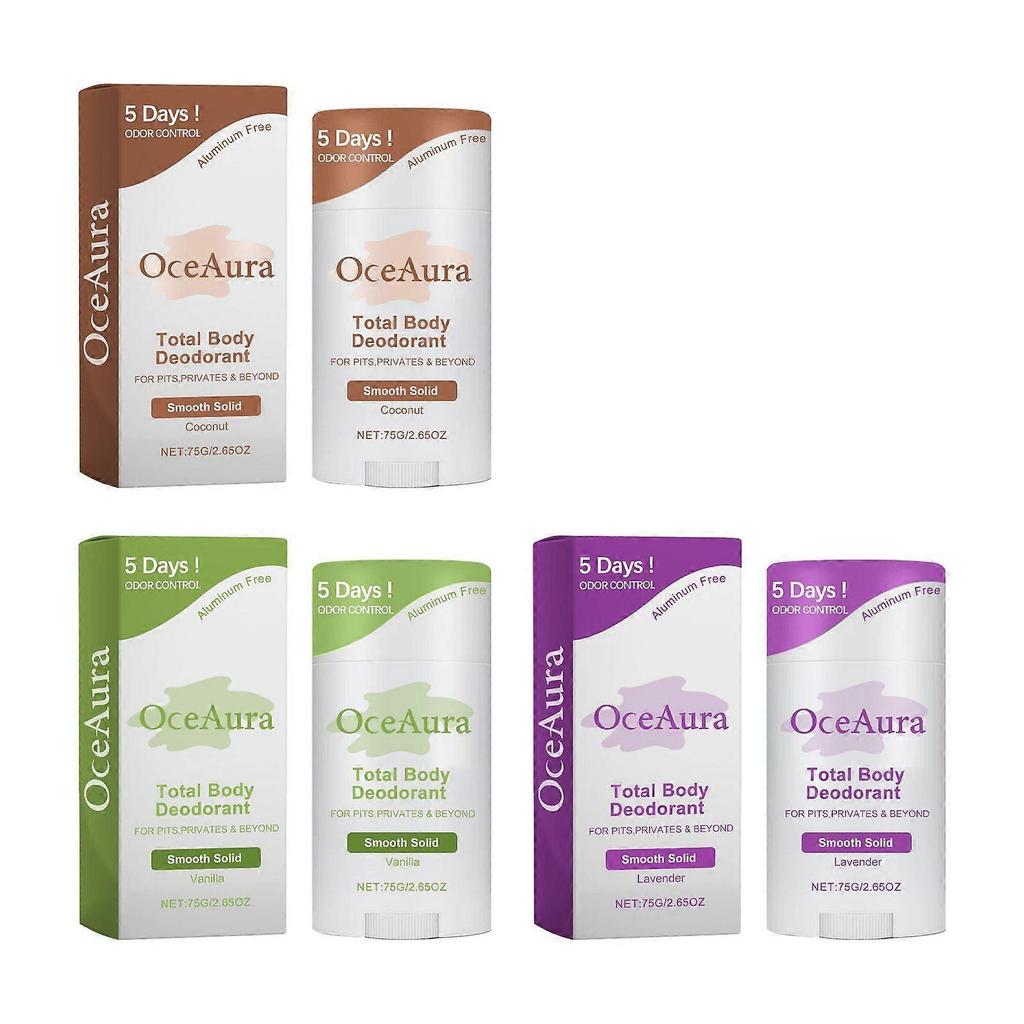 Body Care Stick Series Various Styles Body Armpit Refreshing Deodorant Stick 75g