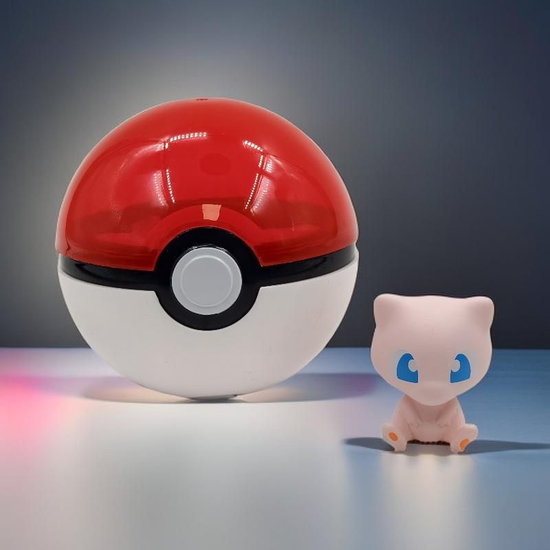 Pokémon Pikachu Mini Figure with Poké Ball Ornament - Tiny Adventure Car Décor & Birthday Gift Gashapon