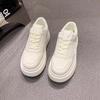 High-value Thick-soled Little White Shoes Women's Shoes 2025 Spring New Student Versatile Height-increasing Leisure Sports Lace-up Board Shoes