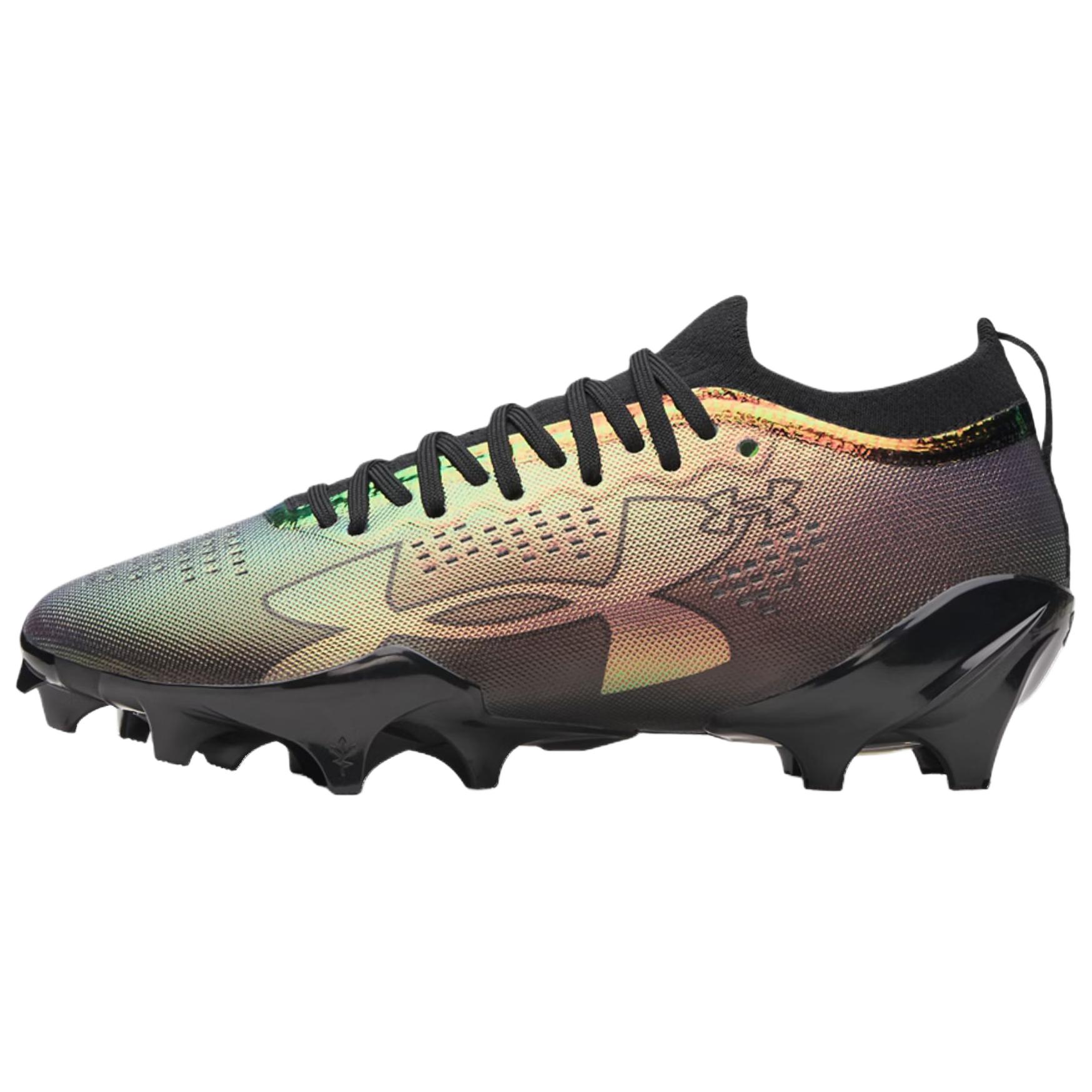 Under Armour Blur Pro Comfortable Fitting Breathable Soccer Shoes Men sneaker Black Green 6006206-003 41