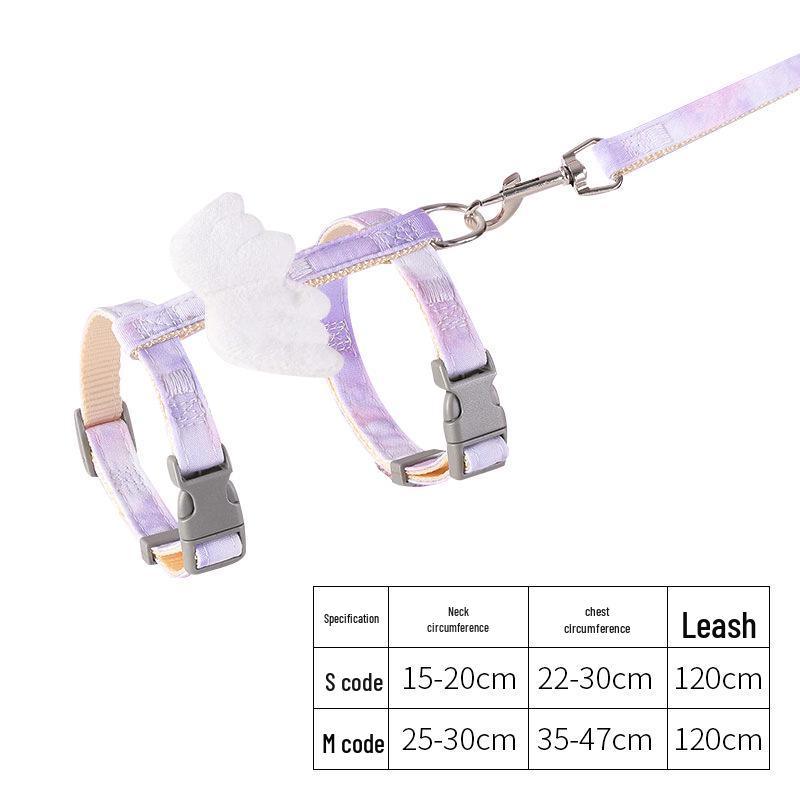 Anti-Escape Dog & Cat Leash with Cute Puppy Harness