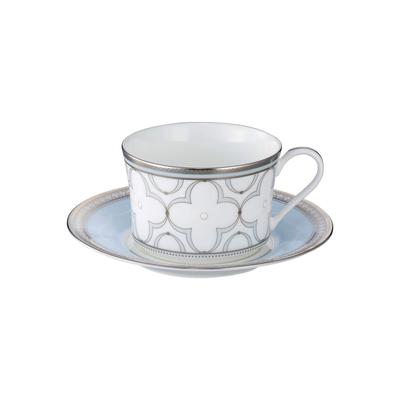 Noritake šálkový podšálek 245 ccm Trefolio Platinum 1 Customer Platinum Bone China & (Káva Čaj) Cca. T93686/4957