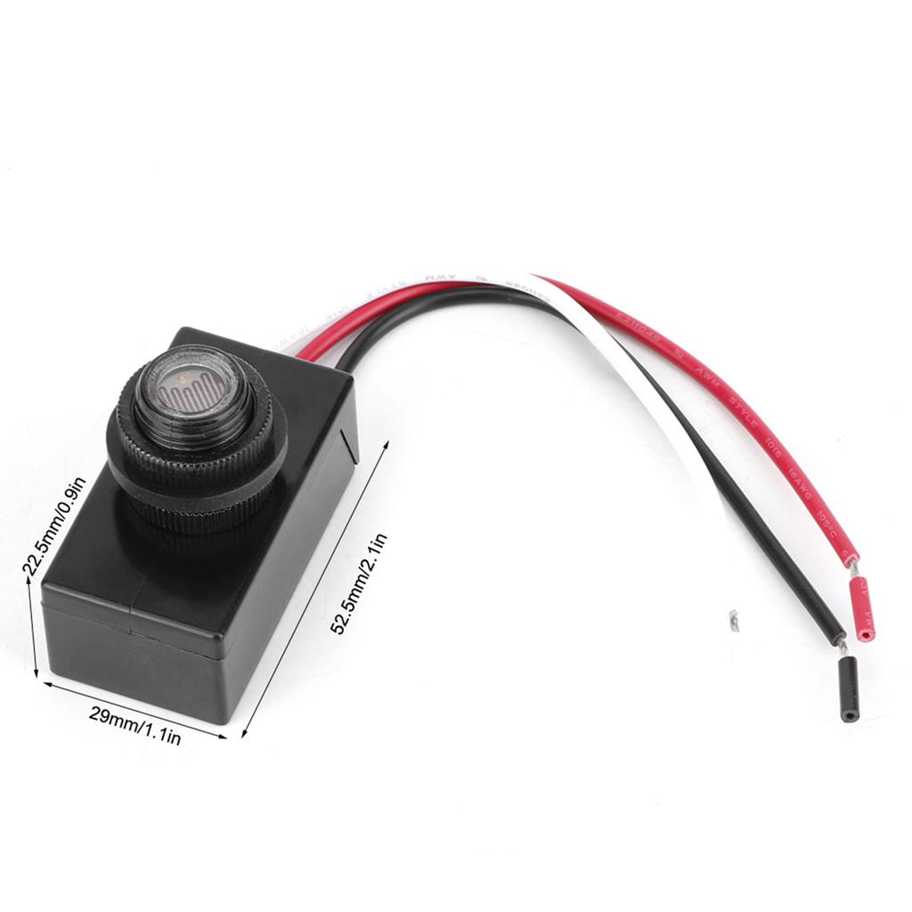 Photocell Sensor, 10V-50V  Street Light Photocell Flash Control Sensor