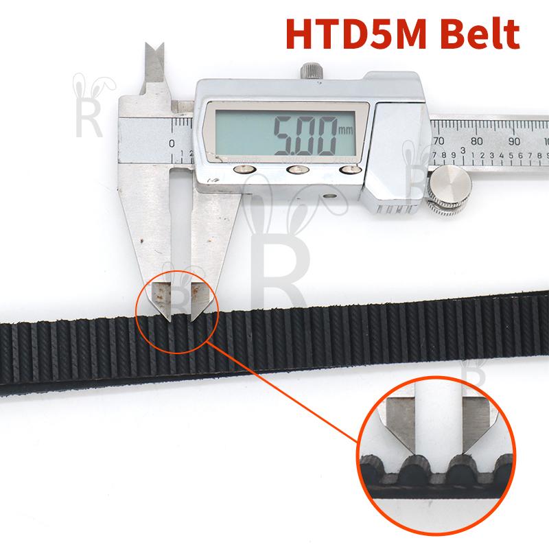 HTD5M Timing Belt Length 820mm-1100mm HTD 5M Pulley Belt HTD5M Rubber Belt Closed Belt HTD5M Loop Belt HTD 5M Synchronous Belt