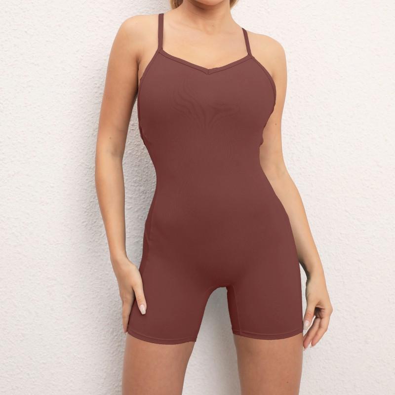 Womens Seamless Yoga Bodysuit Ballet Dance Fitness Gym Workout Tight Stretchy Athletic Leotard Fall Winter
