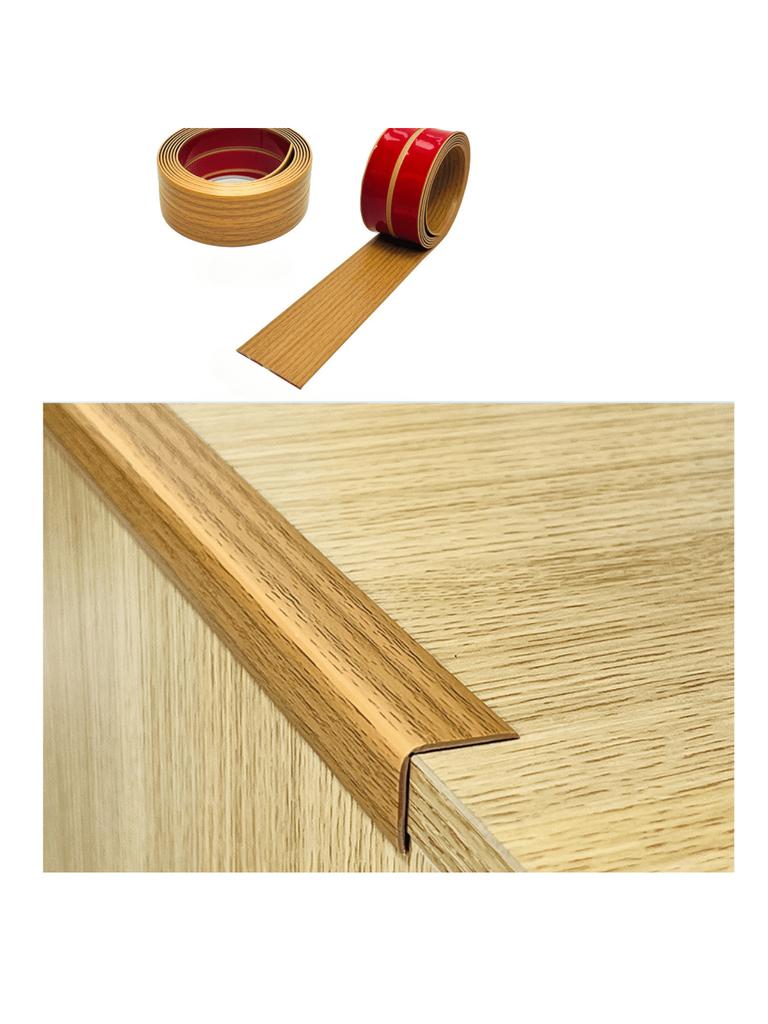 1 pezzo 4cmx2m Striscia Decorativa da Parete Peel and Stick, Striscia Angolare Flessibile, Protezione Angoli Interni ed Esterni per Bordi Murali