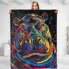 Funny Panda Throw BlanketUltra SoftLightweightWarmFuzzy AntiPilling Flannel Blanket for CouchOutdoorCute and Comfy Gift