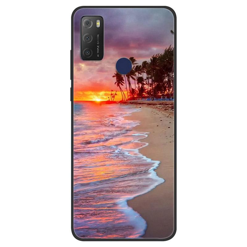 For TCL 20Y 6156D Case Shockproof Soft TPU Silicone Phone Cover For TCL 20Y 20 Y E 6125F Fundas For TCL20Y TCL20E Shell Coque
