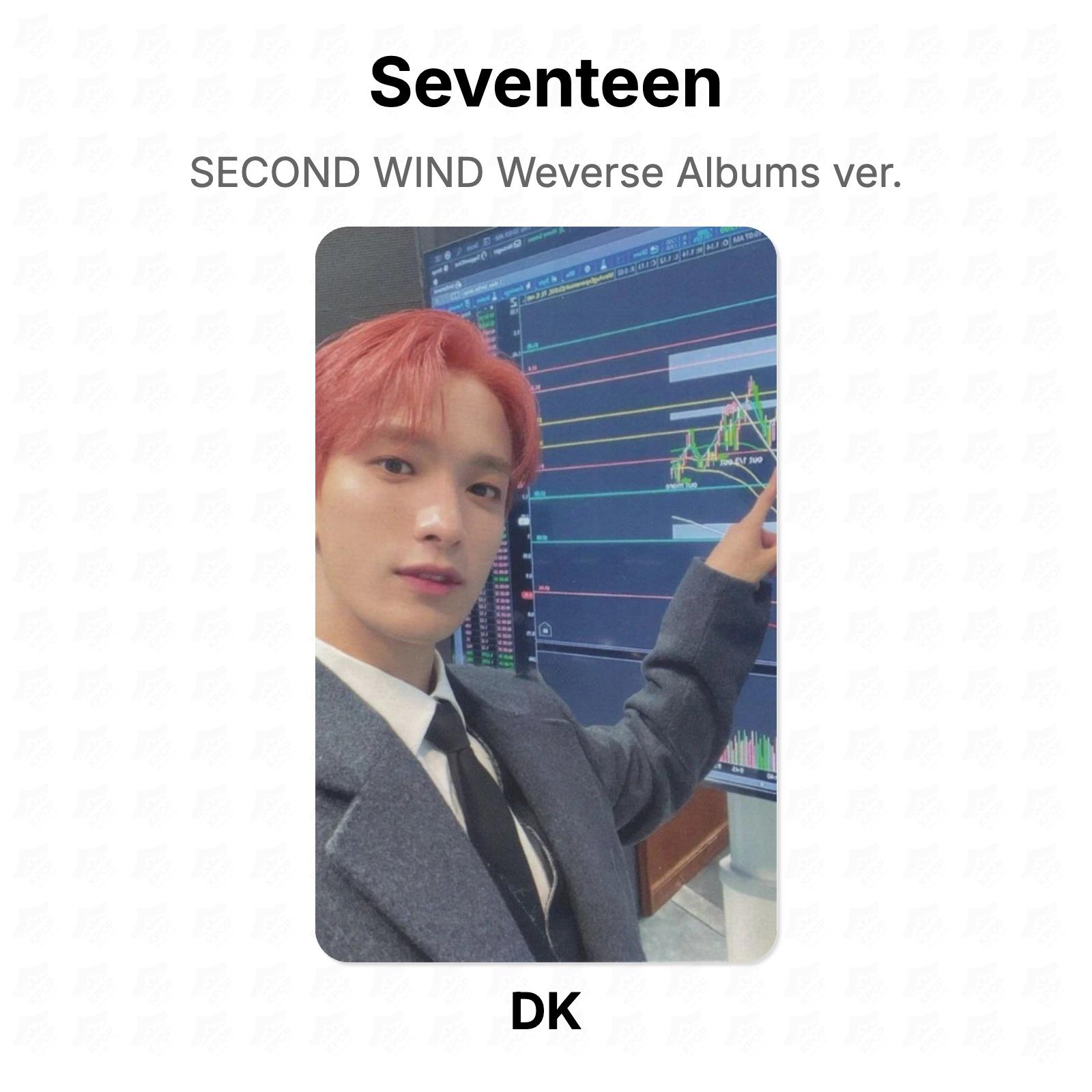 Seventeen SECOND WIND Weverse Albums ver. Official Photocard DK