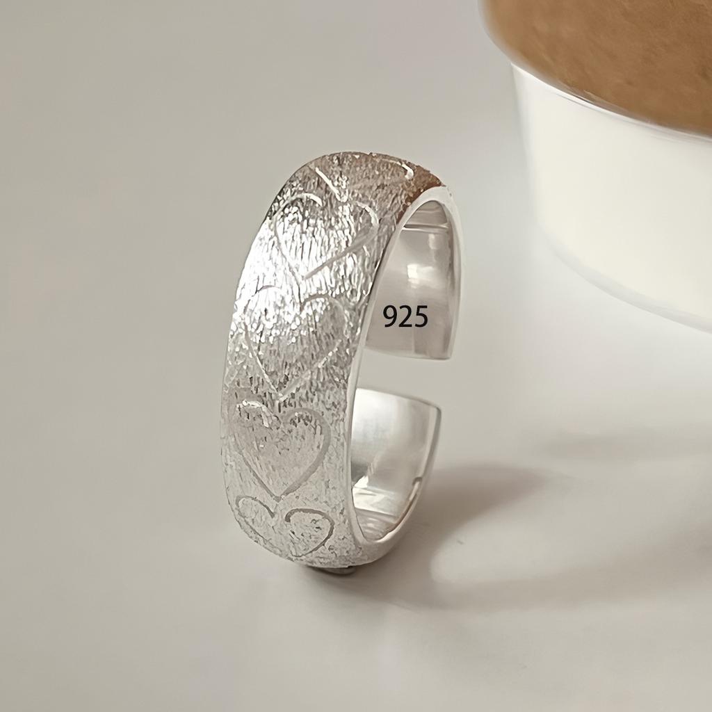 PANJBJ Real 925 Silver Retro Round Ring For 2 Rigns Women Chain Vintage Fine Jewelry Minimalist Accessories Gift