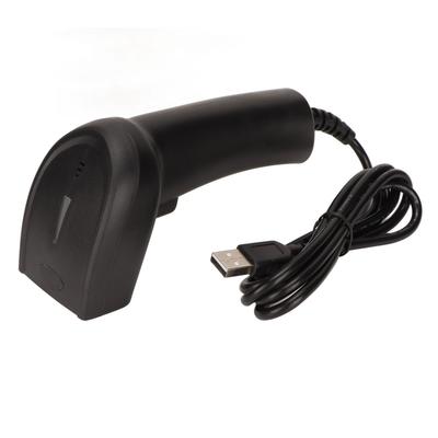 1D čtečka čárových kódů Ruční USB kabelová Automatická 1D čtečka čárových kódů Skener pro supermarket Maloobchod