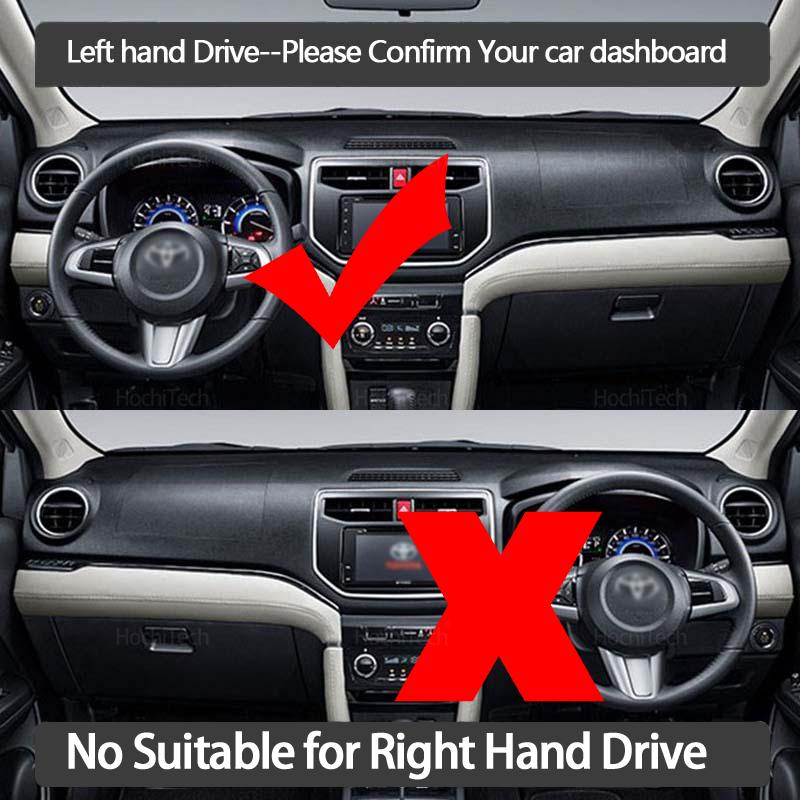 For Toyota Rush Daihatsu Terios F800 2017-2021 High Quality Dashboard Mat Dashmat Cover Pad Sunshade Carpet Accessories