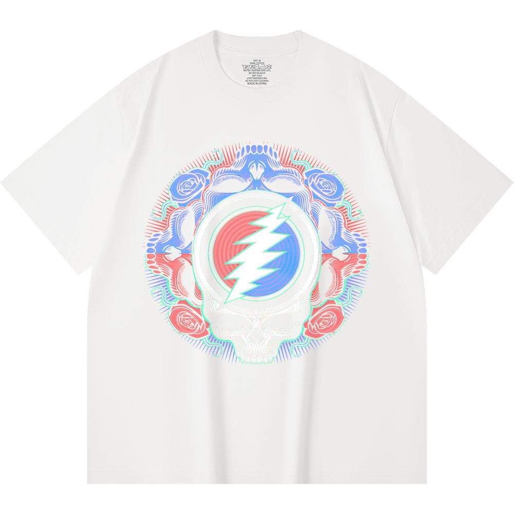 230 Gsm 100% Cotton Heavy Metal T-Shirt  Rock Band Popular Music Print Unisex Heavy Cotton T Shirt