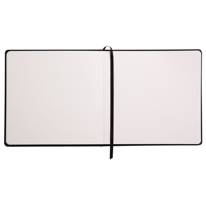 Brochure - Rhodia - Lavis technique - Couverture simili cuir - 200 g/m2 - Noir