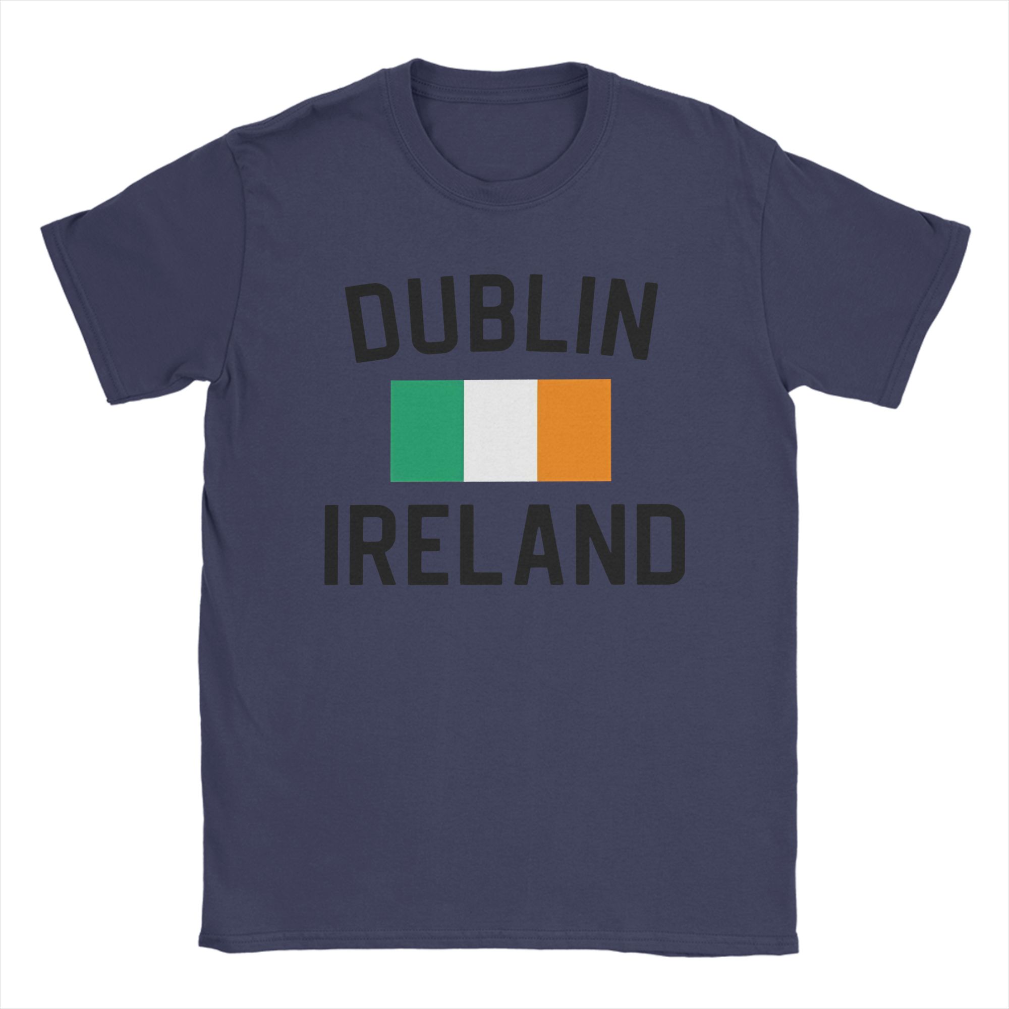 

Dublin Ireland Saint Patricks Day Green Shamrock Cotton TShirt For Men Beach TShirts ONeck Hip Hop Tees Oversized Clothes 4XL