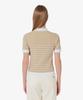 LACOSTE Women'S Textured Striped Polo Sweater Af230E-56G 02S