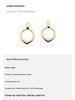 European & American Statement Teardrop Earrings, Versatile Simple Fashion with Large Smooth Surface