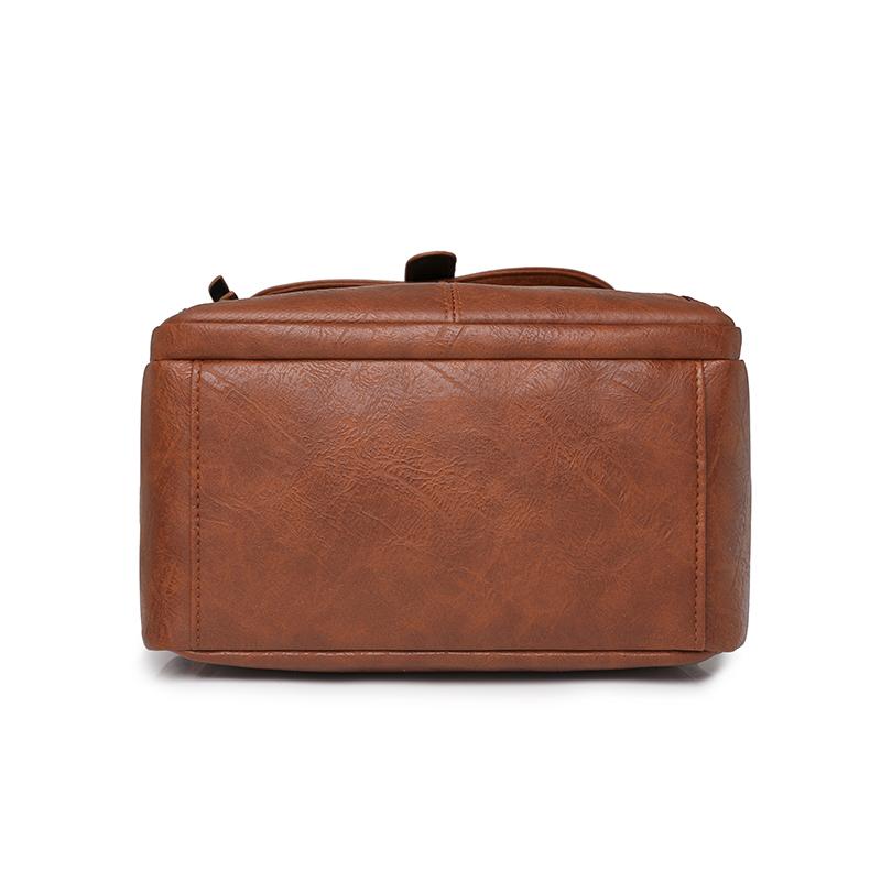 Γυναικείο Σακίδιο Πλάτης Μεγάλης Χωρητικότητας Ρετρό PU Σακίδιο Πλάτης