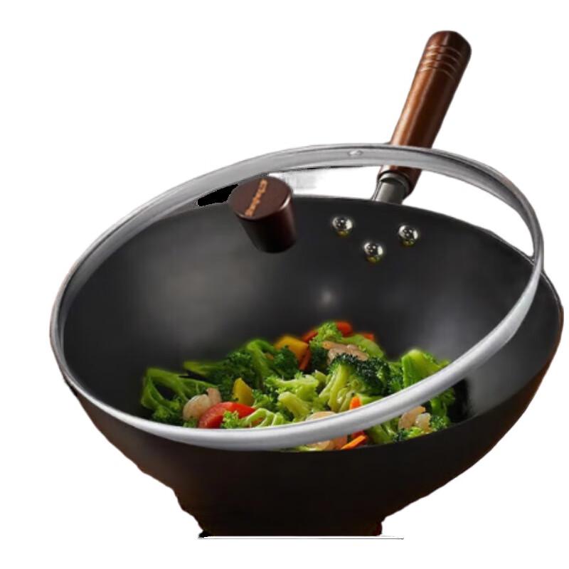Shangheng 32cm Fine Iron Forged Wok