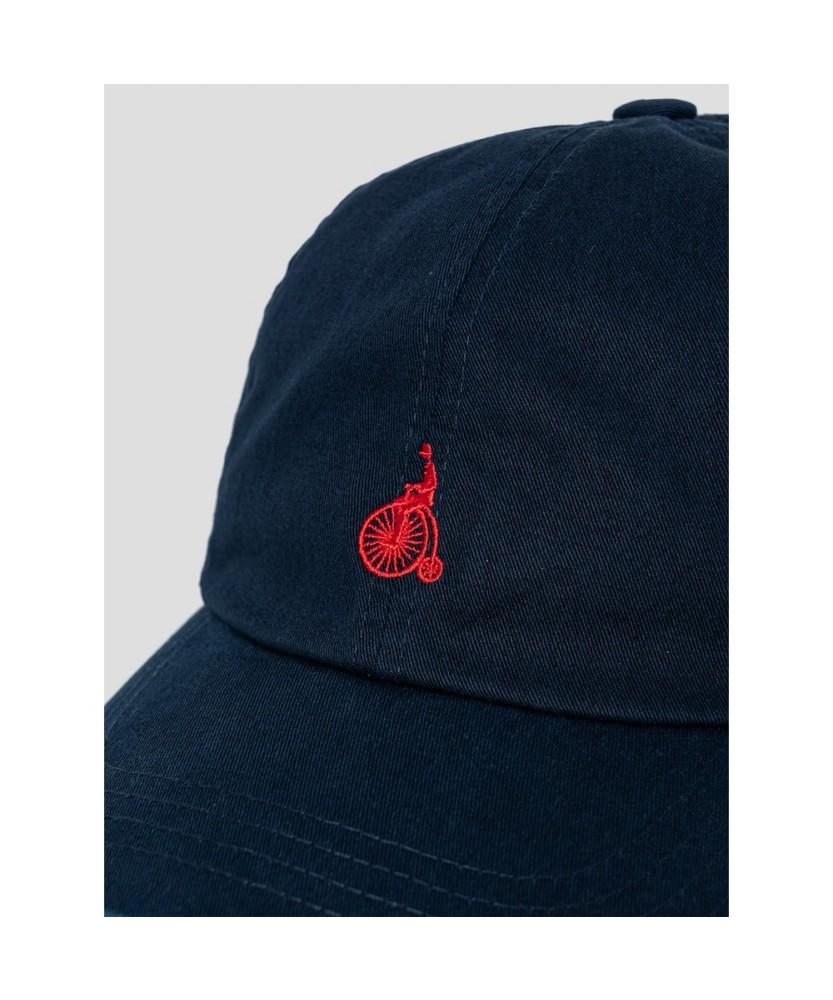 Binpolaegseseoli Cotton Twill Logo Washed Ball Cap - Navy