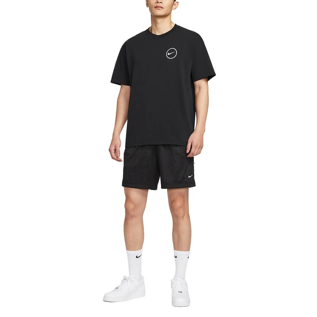 Nike Comfortable Fashionable Fitted Versatile Short Sleeve T-Shirt Men Tops Black HJ3407010
